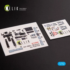 1/72 ResKit K72081 OV-10D+ "Bronco" interior 3D decals for ICM kit - Picture 1 of 8