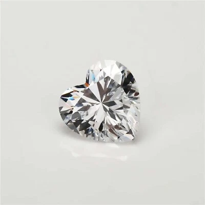2.00 Ct Lab-Grown CVD Diamond Heart Shape D VVS1 Clarity EGL Loose Gemstone 5OSN - Image 1 of 4