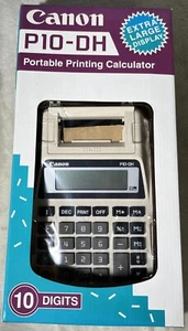 Canon P10-DH Portable Printing Calculator Vintage NOS W/ Box A2 - Picture 1 of 6
