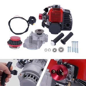 Bicycle Motorized 49CC 2-Stroke Gas Petrol Bike Engine Motor Kit Chain Scooter - Picture 1 of 7