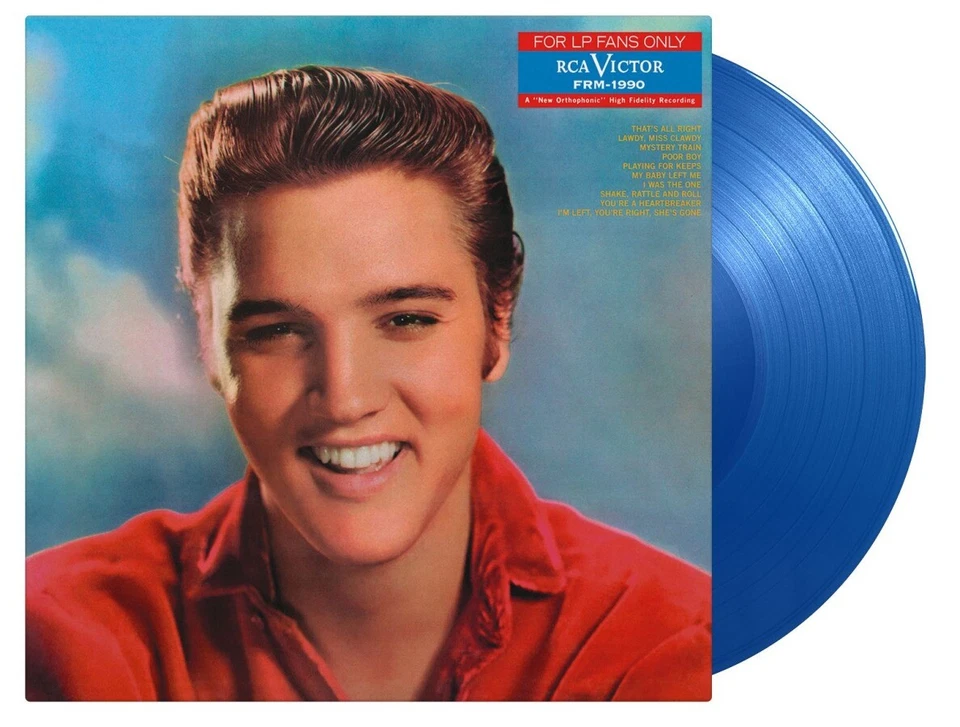 ELVIS PRESLEY - For LP Fans Only 2024 Dutch 180 Gram Blue Vinyl LP New - Image 1 of 1