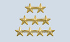 Attaches ruban américain - 2, 3 ou 4 étoiles montées sur une barre bronze, or, argent