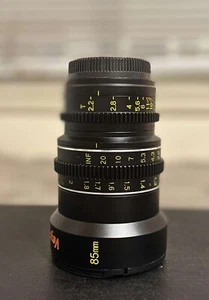 Veydra Mini Prime 85mm T2.2 Micro Four Thirds M4/3 Mount Lens - Picture 1 of 3