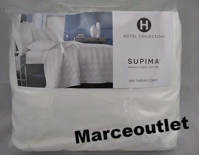 Sábana Ajustable Hotel Collection 680 Hilos Supima Algodón Reina Blanca Foto 1 de 3