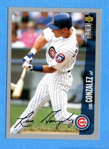 1996 Collector's Choice Silver Signature #87 Luis Gonzalez Cubs