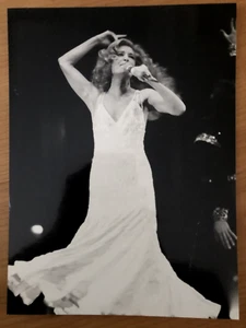 DALIDA Sur Scène Années 1980 Photographie Vintage Argentique 17,7x23,8cm - Foto 1 di 2
