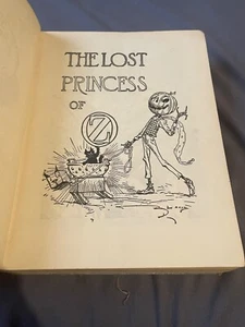 1917 L Frank Baum THE LOST PRINCESS OF OZ Early Ed Reilly& Lee - Picture 1 of 22