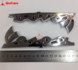 VESPA Emblem 17cm Silver Side Panel Badge 7" for Piaggio LX125 150 ie PX150 OEM - Bild 1 von 6