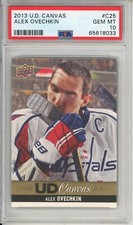 2013 Upper Deck Canvas Alex Ovechkin PSA 10 Pop 7