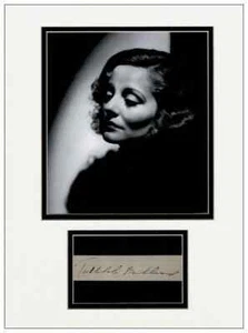 Tallulah Bankhead Autograph Signed Collector Approved - Picture 1 of 2