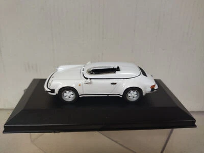 PORSCHE 911 1987 CARRERA SPEEDSTER RACE WHITE 1:43 HIGH-SPEED CAJA NO ORIGINAL - Immagine 1 di 4