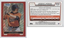 2012 Bowman Chrome Prospects Red Wave Refractor /25 Jeremy Nowak #BCP128