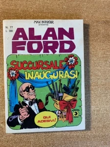 ALAN FORD N 77 CON ADESIVI - EDIZIONI CORNO - 1971 - NUOVISSIMO - ORIGINALE - Foto 1 di 4