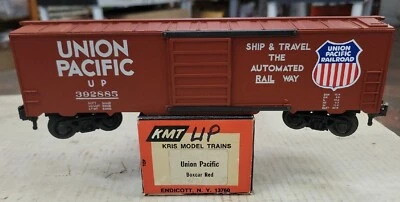 KMT, KRIS MODEL TRAINS, UP BOX CAR, #392885, Union Pacific RR. (13C) - Image 1 of 4
