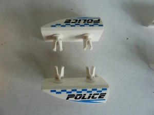 LEGO Technic Side Flaring Intake 1 x 4 with Two Pins with Blue Police (32) - Picture 1 of 1