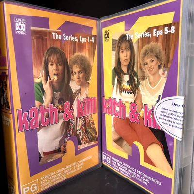 Kath & Kim VHS 2002 Series 1: Eps 1 2 3 4 5 6 7 8 Only Partial Series Bundle VGC - Image 1 of 4