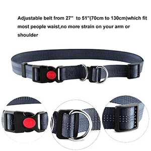 Nylon Hundeleine mit ergonomischem Griff und abnehmbarem Trinkflaschenhalter - Picture 1 of 34