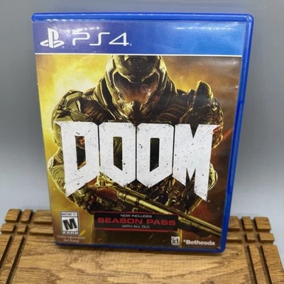 Playstation PS4 Pre-owned DOOM Game Tested No Manual. - Image 1 of 4