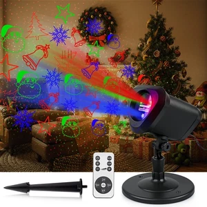 Christmas Laser Lights Projector Outdoor, Projector Lights Landscape Spotligh... - Picture 1 of 8