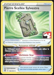 Carte Pokémon Pierre Scellée Sylvestre Stamp Ligue 156/195   Tempête Argentée FR - Imagen 1 de 2