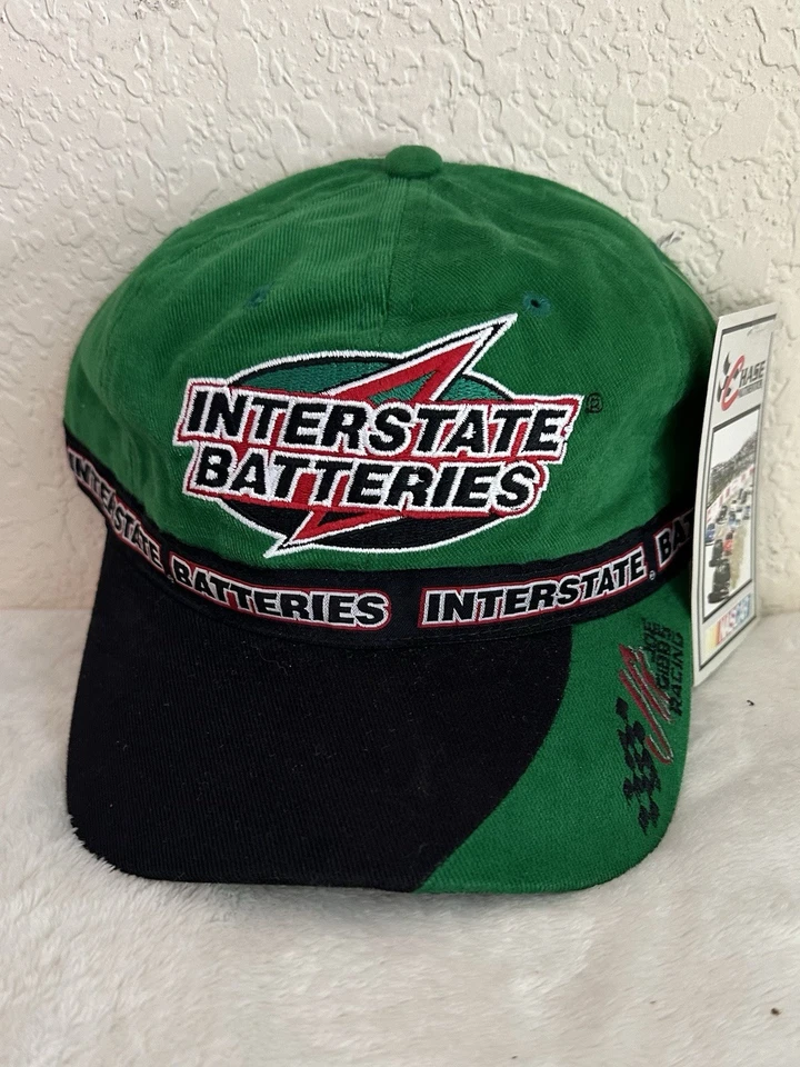 DE COLECCIÓN 2000 CHASE #18 BATERÍAS INTERESTATALES SOMBRERO DE PIT BOBBY LABONTE JGR NUEVO CON ETIQUETAS RARO Foto 1 de 4