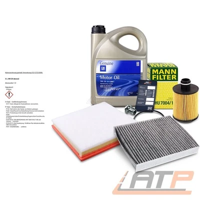 BESTPRICE INSPEKTIONSPAKET FILTERSET FÜR OPEL ASTRA J 1.3 CDTI CASCADA ZAFIRA C CDTI