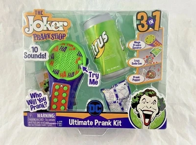 The Joker - Prank Shop - Ultimate Prank Kit - 3 em 1 - 2020 - DC Comics - Novo - Imagem 1 de 4