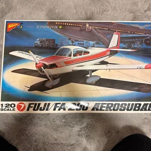 Nichimo Fuji FA-200 Aerosubaru 1/20 Detail Model Kit Motorized RARE Unused - Picture 1 of 12