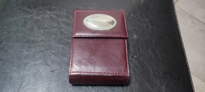 PORTACARTE DA GIOCO CON MATITA - BLOCCHETTO - SEGNAPUNTI  CON BLASONE IN ARGENTO - Immagine 1 di 4