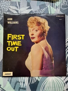 Ann Williams First Time Out Jazz Cleveland Ohio. Vintage Vinyl LP 1960s - Picture 1 of 5