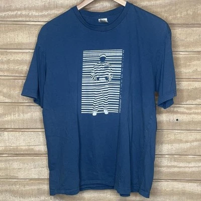 Футболка Rocky Barcode Prisoner of Consumerism размер: XL темно-синяя - Изображение 1 из 4