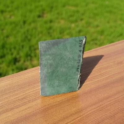 Nice Natural Rough Green Nephrite Jade Slab 1.21 lb - Image 1 of 4