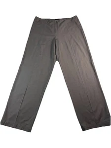 Pantalones Eileen Fisher Mujer Grandes Marrón Claro Pantalón Mezcla Lana Minimalista - Imagen 1 de 8