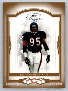 2004 Donruss Classics #141 Richard Dent /2000 Chicago Bears NFL Football Card - Picture 1 of 2