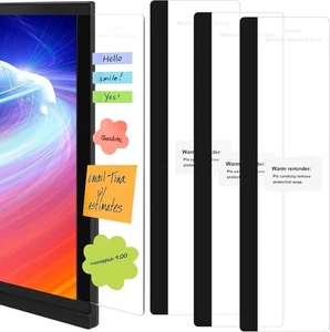 Joyberg 3PCS Monitor Memo Board, Board for Computer Monitor, Black  - Picture 1 of 7