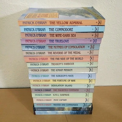 Patrick O'Brian Aubrey & Martin Series Lot Of 18 Books 1-11, 14-18 & 2 Prequels Foto 1 de 4