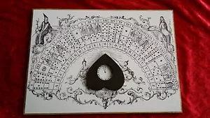 Tavola Ouija in legno fusione e tavola seduta strega magica - Foto 1 di 1