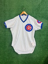 Vtg Rawlings Authentic Chicago Cubs MLB Baseball Jersey Mens Size 42 Pinstripe