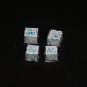 Pack of 100 Microscope Glass Slide Cover Slips 0.13-0.17mm Thickness Labware - Picture 1 of 4