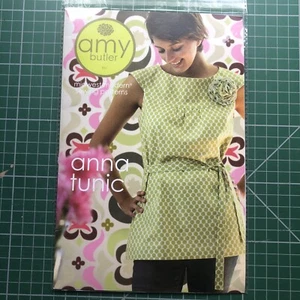 Dressmaking Pattern Amy Butler Anna Tunic Sizes 2-20 Opened But Not Used - Picture 1 of 2