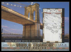 2018 Goodwin Champions #WT-62 Brooklyn Bridge United States World Traveler Map - Picture 1 of 2