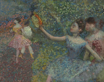 Impressão em tela Edgar Degas Tambourine Dancer 16 x 20 #3616 - Imagem 1 de 4
