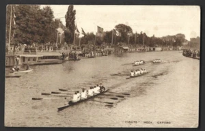 Oxford - "Eights" Week Penrose & Palmer POSTCARD No.902 - Picture 1 of 2