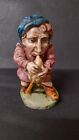 Antique Nativity Italy Pottery Bagpipe Musician Man  12cm