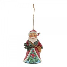 Winter Wonderland Santa JIM SHORE Hanging Ornament Enesco Heartwood 6001424