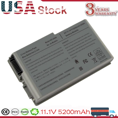 Batería D600 para Dell Latitude D520 D500 D530 D610 D600m C1295 Precision M20 EE. UU. Foto 1 de 4