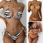 Sexy Brazilian Micro Bikini Set Triangle Tied String Swimwear Women Bathing Suit