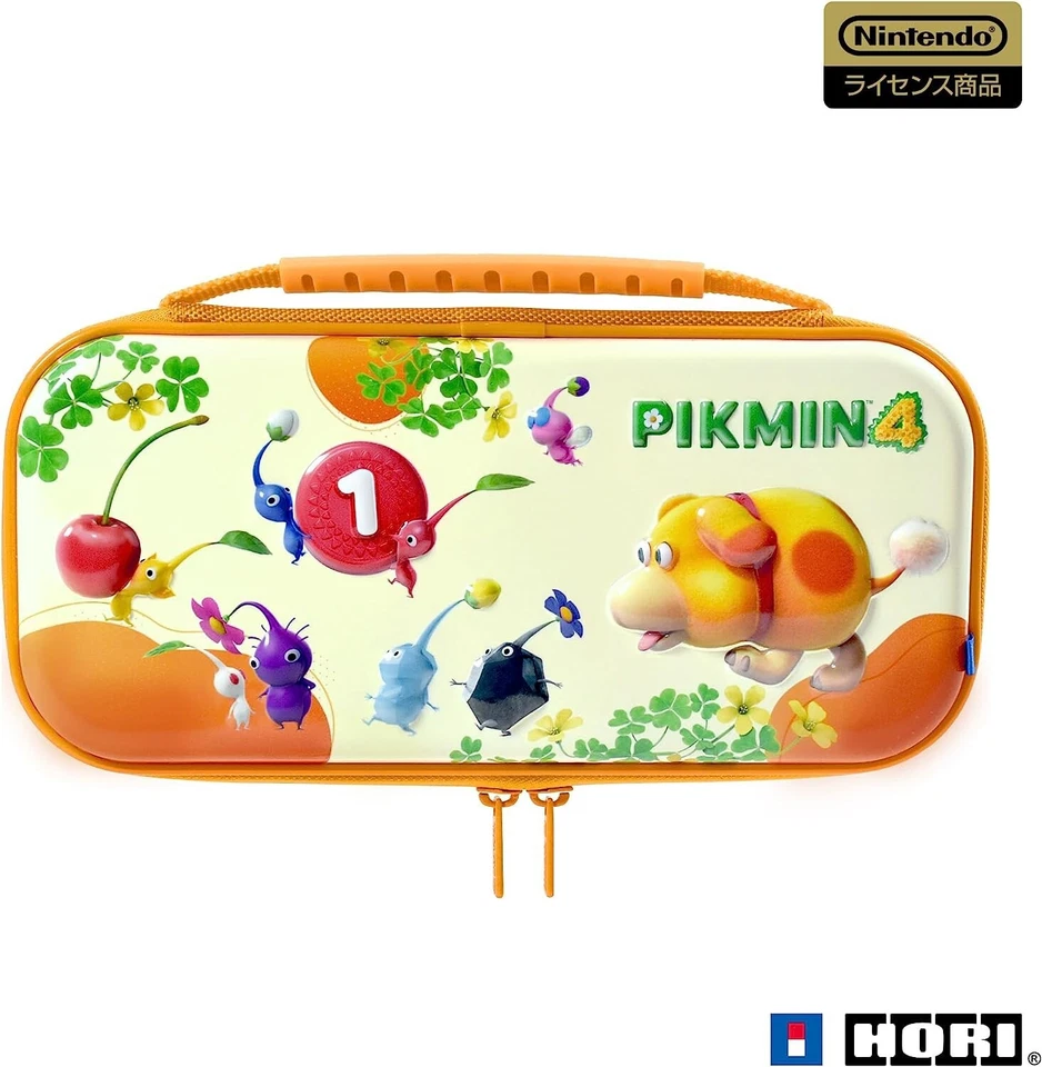 PIKMIN 4 Hybrid Pouch for Nintendo Switch Cute HORI NSW-492 Japan LTD New - Image 1 of 4