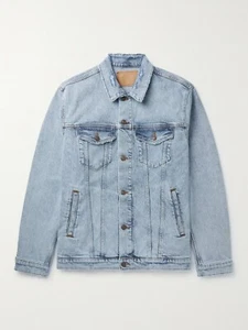 $360 JEANERICA Organic Denim Jacket Large - Picture 1 of 5