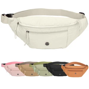 Woman Lightweight Bum Bag Travel Sport Hiking Waist Bag Waterproof Fanny Pack - Picture 1 of 12